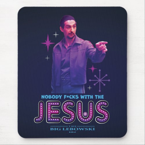 The Big Lebowski Nobody Fcks With The Jesus Mouse Pad