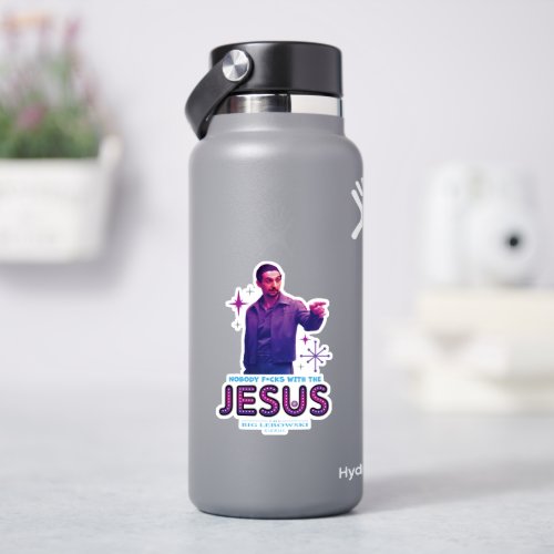 The Big Lebowski Nobody Fcks With The Jesus Sticker