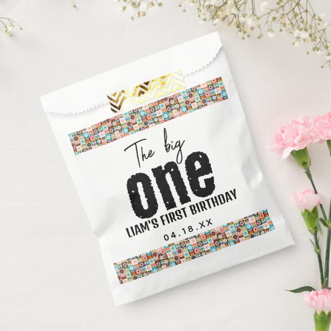 The BIG One 1st Birthday Favor Bag (Sealed)