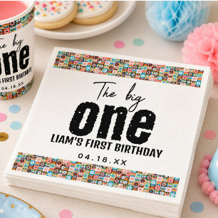 The BIG One 1st Birthday Napkins