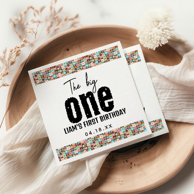 The BIG One 1st Birthday Napkins (Creator Uploaded)