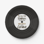 The Big One 90&#39;s Hip Hop 1st Birthday/Baby Shower  Paper Plates