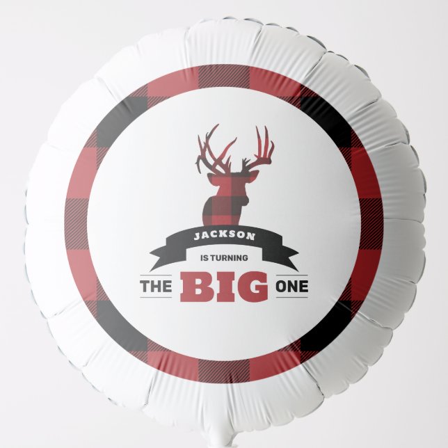 The Big One Birthday Balloon First Birthday (Front)