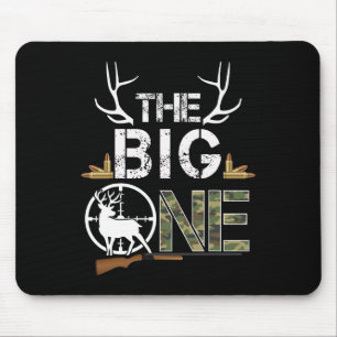 The Big One Birthday Boy Deer Hunter Camouflage 1s Mouse Pad