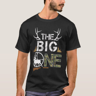 The Big One Birthday Boy Deer Hunter Camouflage 1s T-Shirt