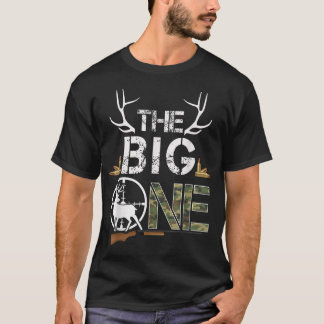 The Big One Birthday Boy Deer Hunter Camouflage T-Shirt