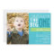 The Big One - Blue Birthday Invitation