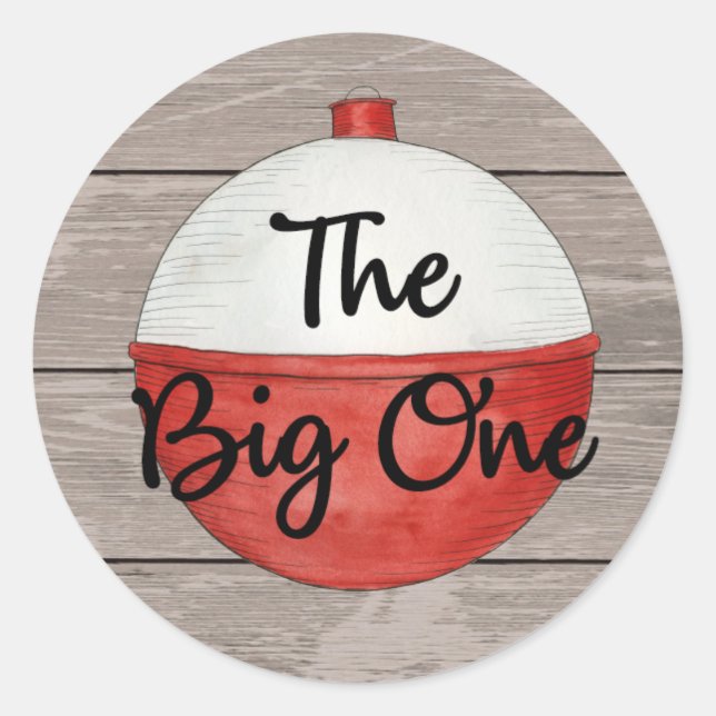 The Big One Fishing Sticker (Front)