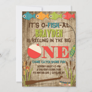 Reeling The Big One Invitations & Invitation Templates