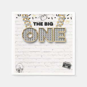 The BIG one Hip Hop Party Napkins