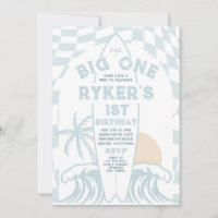 The Big One Modern Surf 1st Birthday Party