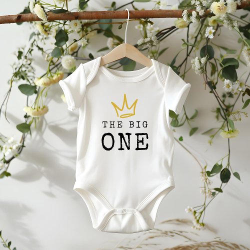 The BIG ONE  Notorious 90s 1st Birthday Party Baby Bodysuit