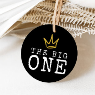 The BIG ONE Notorious 90's 1st Birthday Party Favor Tags
