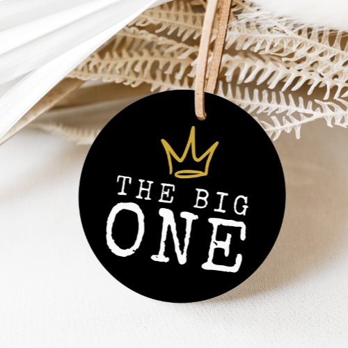 The BIG ONE  Notorious 90s 1st Birthday Party Favor Tags