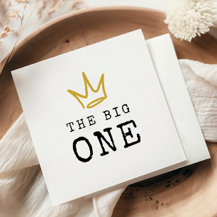 The BIG ONE   Notorious 90's 1st Birthday Party Napkins