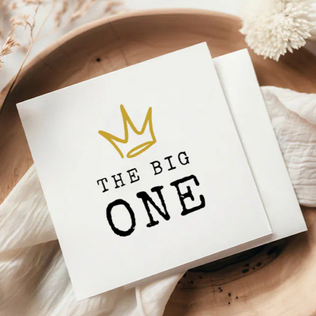 The BIG ONE | Notorious 90's 1st Birthday Party Napkins
