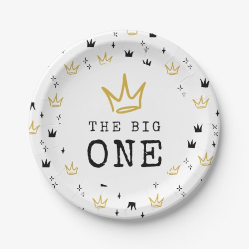 The BIG ONE  Notorious 90s 1st Birthday Party Paper Plates