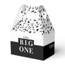 The BIG one Party favor box