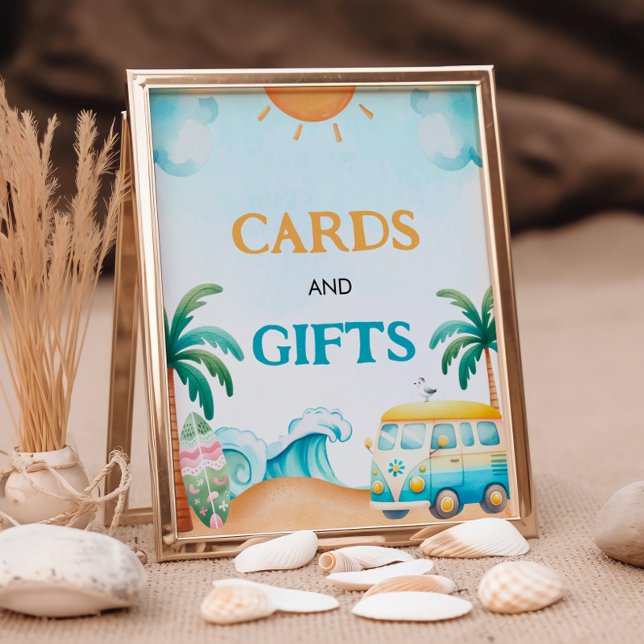 The Big One, Surf Birthday Cards And Gifts Pedestal Sign (Creator Uploaded)