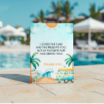 The Big One, Surf Birthday  Thank You Card<br><div class="desc">Express your gratitude with our 'The Big One' Surf Birthday Thank You Cards. Featuring vibrant surfboard designs and beach-themed graphics, these cards add a wave of appreciation to your heartfelt thanks. Perfect for surf-themed birthday celebrations, they offer a fun and memorable way to thank your guests. Choose our surf birthday...</div>