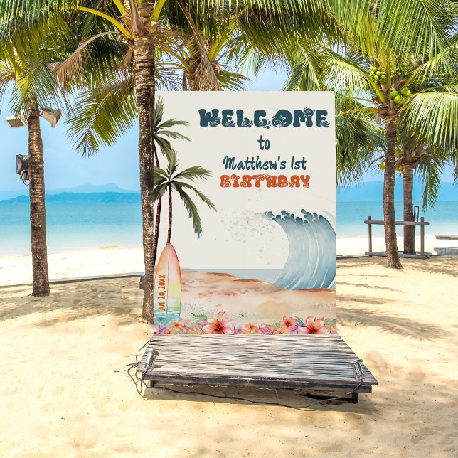 The Big One Surf’s Up Welcome Party Sign (Creator Uploaded)