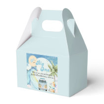 The Big One Surfing Retro First Birthday Party Favor Boxes