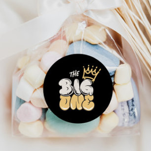 The Big One   The Notorious 90s 1st Birthday Party Classic Round Sticker
