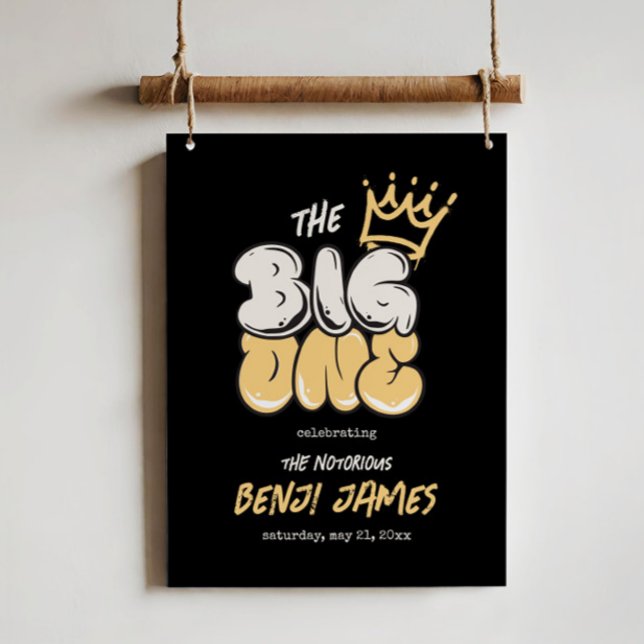 The Big One | The Notorious 90s 1st Birthday Party Foam Board (Creator Uploaded)