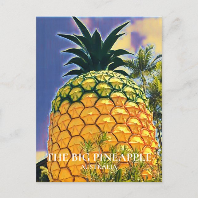 The Big Pineapple Queensland travel print Postcard (Front)