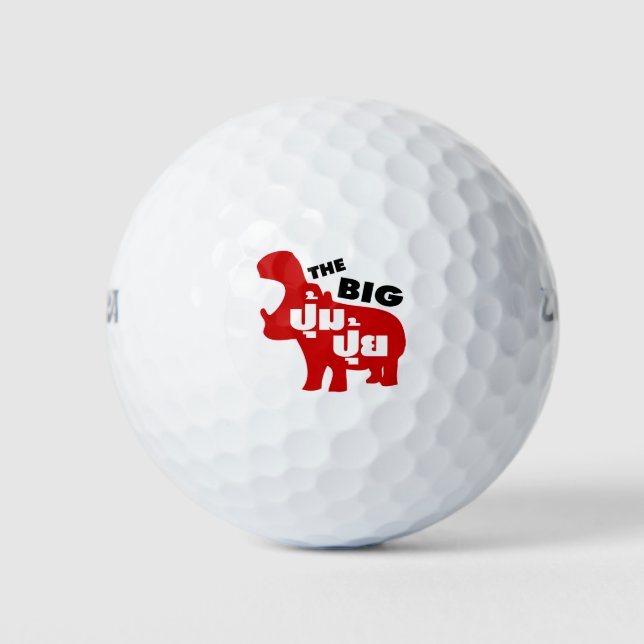 THE BIG PUM PUI ☆ Fat in Thai Language ☆ Golf Balls (Front)
