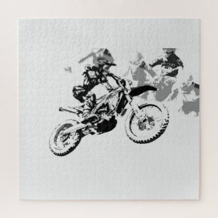 The Big Race - Motocross Racers Jigsaw Puzzle