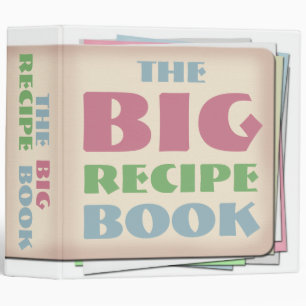 The BIG Recipe Book 2" Avery Binder