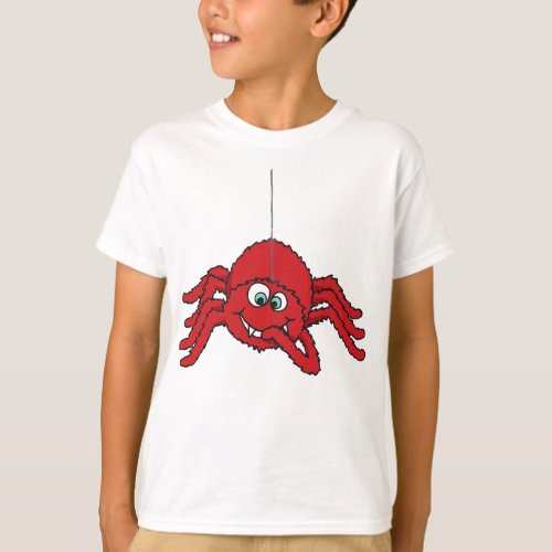 The big red spider kids t_shirt