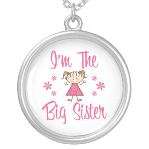 The Big Sister Silver Plated Necklace