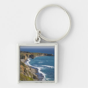 The Big Sur coastline in California, USA Keychain