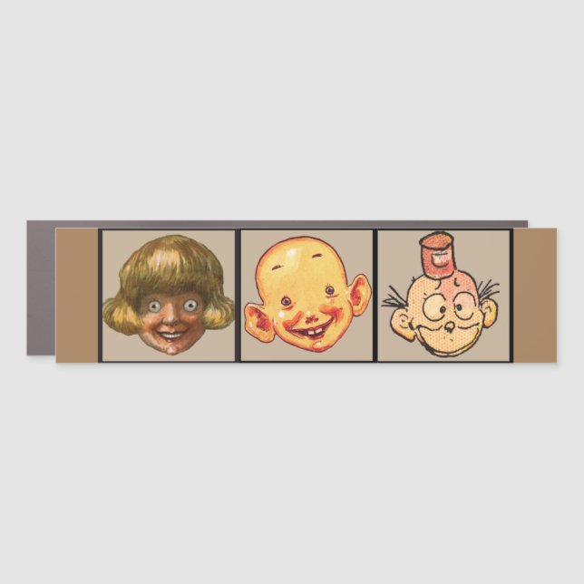 "The Big Three" Comic Strip Magnet (Front)