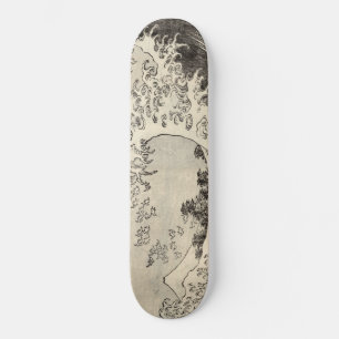 The Big Wave (by Katsushika Hokusai) Skateboard