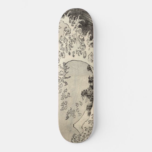 The Big Wave (by Katsushika Hokusai) Skateboard (Front)