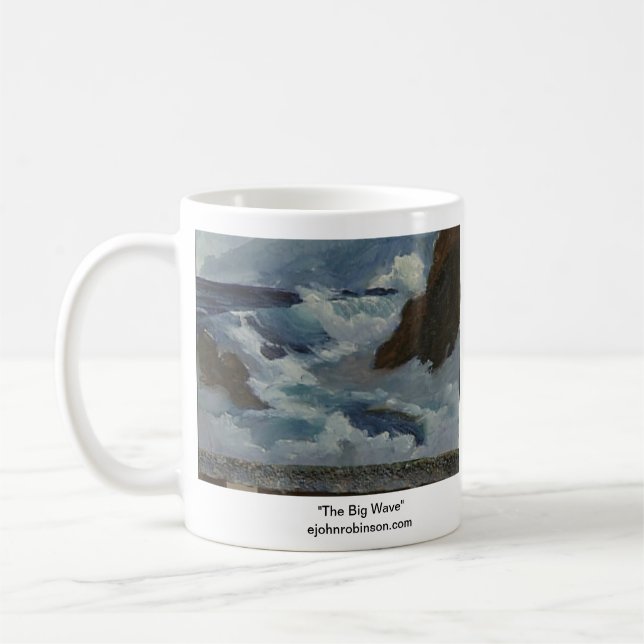 The Big Wave & Morning Breakers Mug (Left)