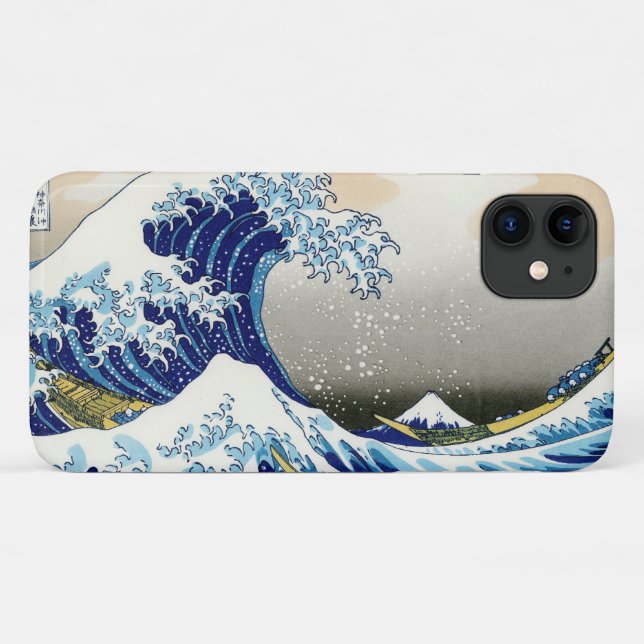 The Big Wave of Kanagawa Hokusai Katsushika Japan Case-Mate iPhone Case (Back (Horizontal))