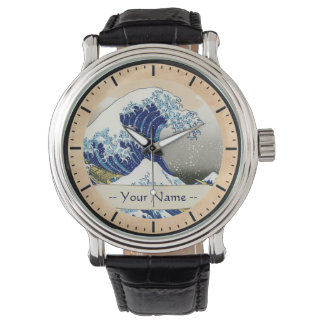 The Big Wave of Kanagawa Hokusai Katsushika Name Watch