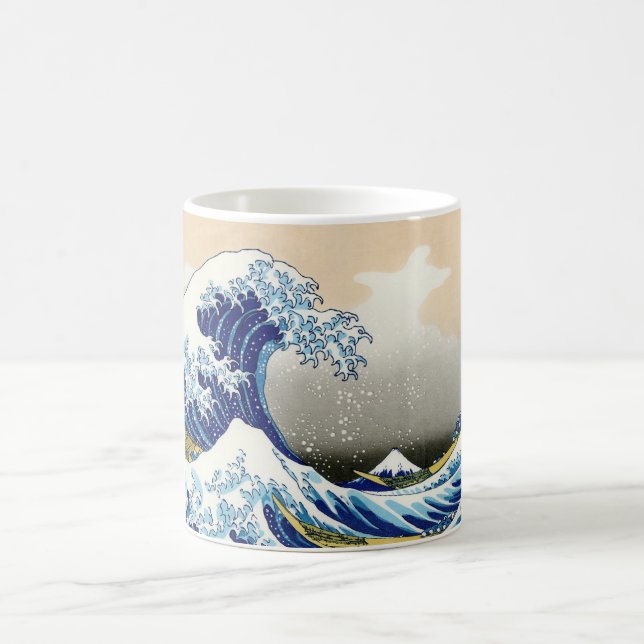 The big wave of Kanagawa Katsushika Hokusai Coffee Mug (Center)