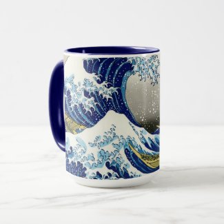 The big wave of  Kanagawa Katsushika Hokusai Mug