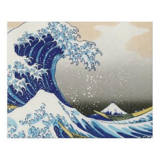 The big wave of Kanagawa Katsushika Hokusai sea Faux Canvas Print