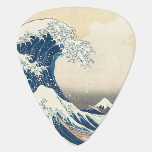 The Big Wave off Kanagawa Katsushika Hokusai  Guitar Pick
