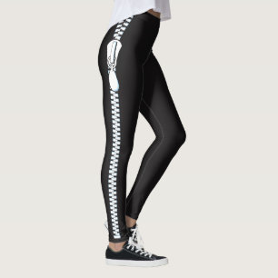 "The Big Zip" Leggings