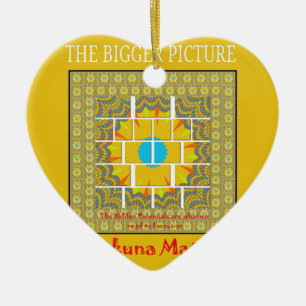 The Bigger Picture Art Print Ceramic Ornament