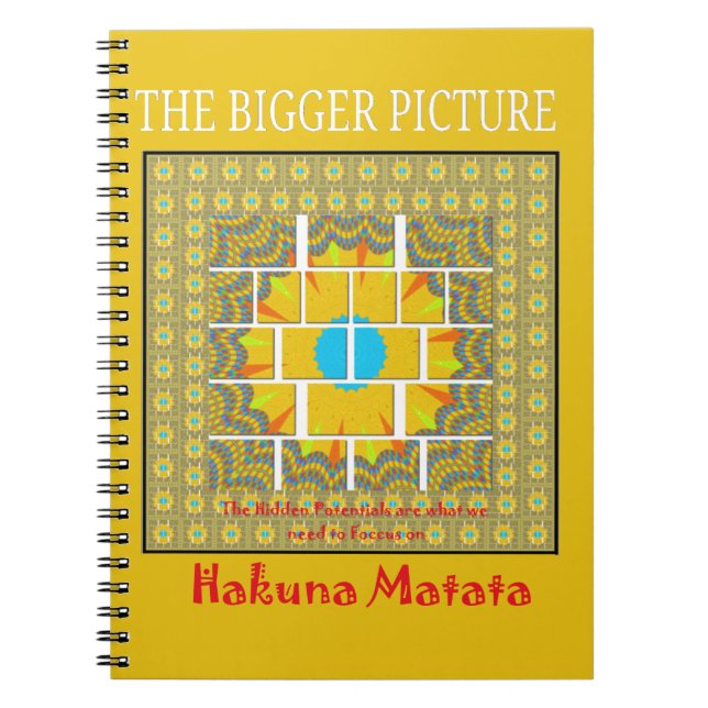 The Bigger Picture Art Print Notebook (Front)
