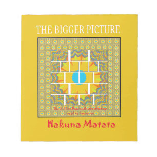 The Bigger Picture Art Print Notepad