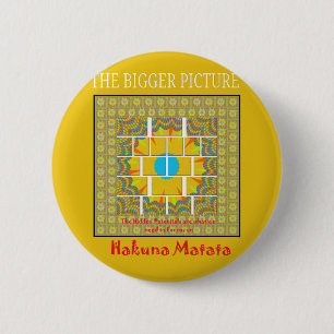 The Bigger Picture Art Print Pinback Button
